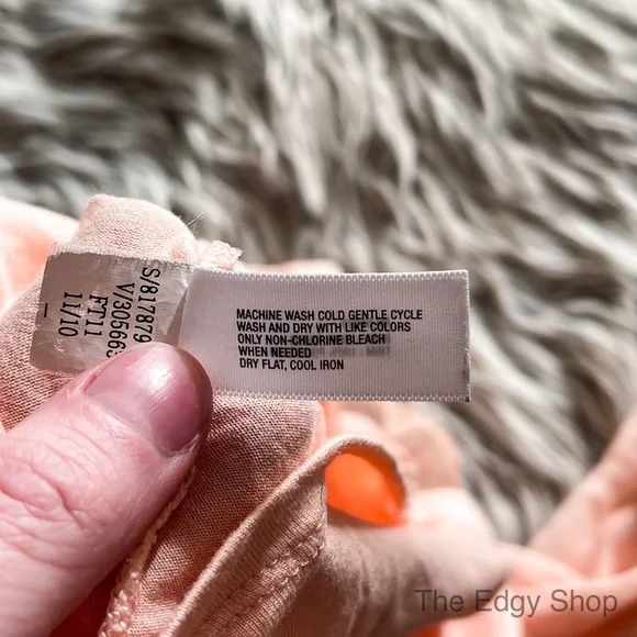 Gap | Chiffon Ruffle Front V-Neck Tank Top Blouse - Picture 6 of 7